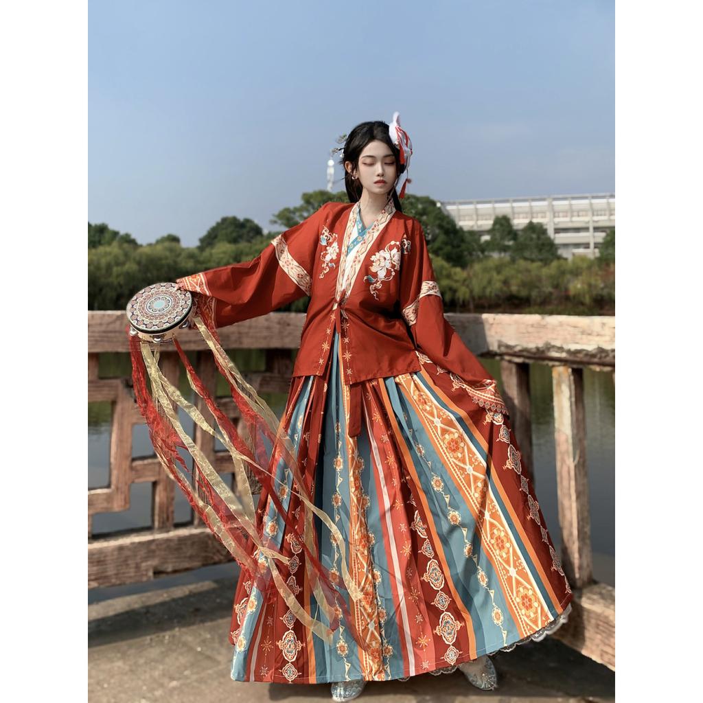 Chinese Elements Improved Hanfu For Women, Exotic Ethnic Minority Style Hanfu Suit