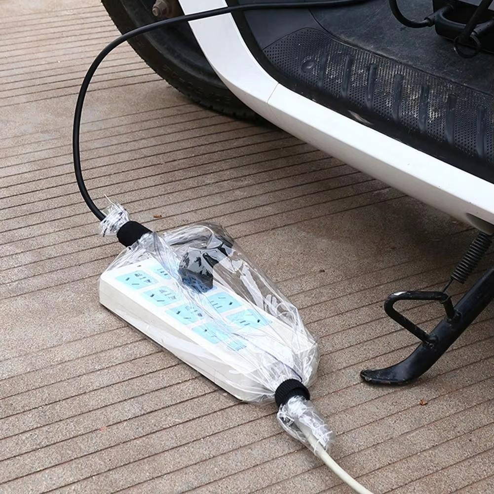 Multi-purpose Waterproof Plug Row Motor Vehicle Plug Protector Charger Rain Cover Electric Car Dustproof Box Waterproof Bag