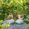 Cute Simulation Bird Resin Ornaments for Home Courtyard, Outdoor Garden Landscape Decoration, Resin Crafts,fairy Garden