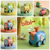 Cartoon Car Press To Change Face Whistle Train Crash Resistant Whistle Train Toy  3 Years Old +