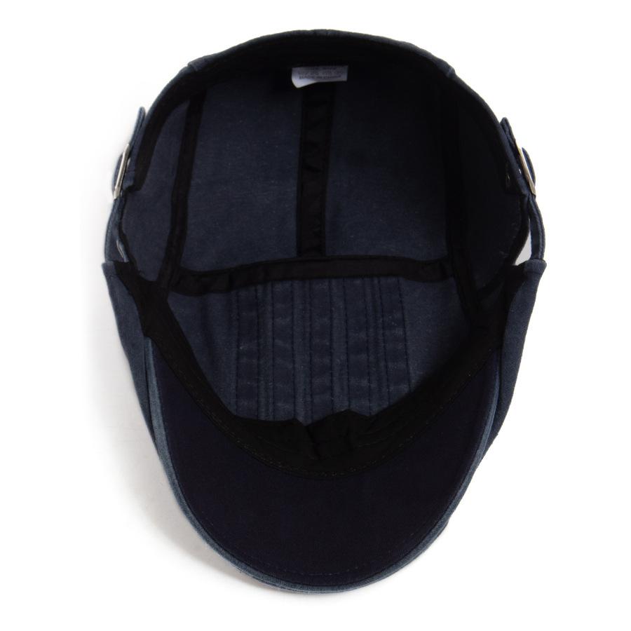 Prana stara czapka z daszkiem męska pięciopasmowa patchworkowa retro beret casualowa czapka