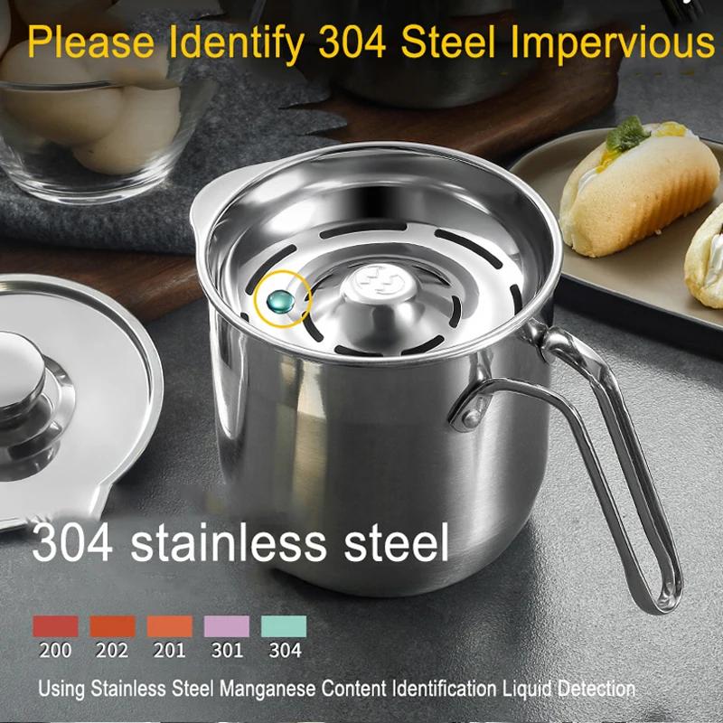 Oddělovač vaječných bílků Pomocný doplněk dětské výživy Miska na filtraci bílkovin vaječného žloutku Domácí sada na oddělování vajec z nerezové oceli 304