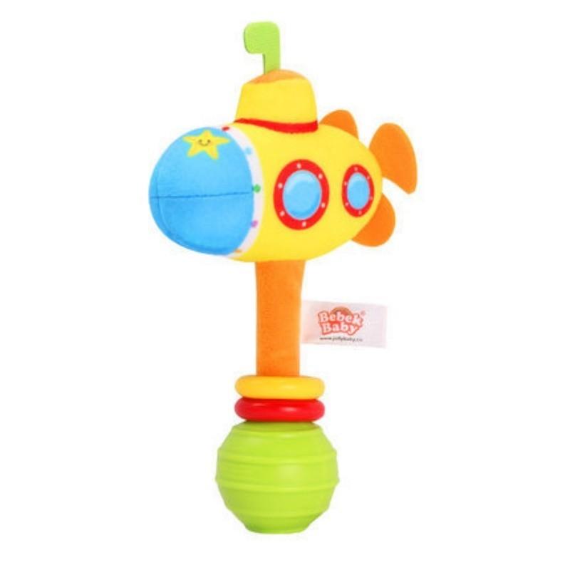 Cute Plush Rattle Bell Baby Toy For 0-3 Year Old Babies
