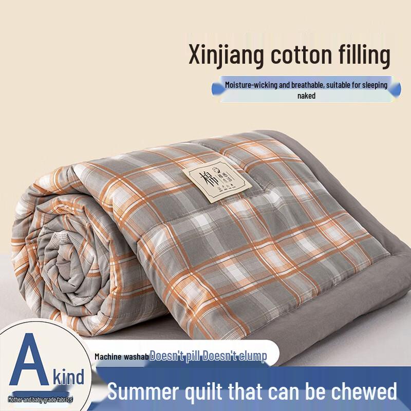 Baumwolle aus Xinjiang Maschinenwaschbar Leichte Sommerdecke