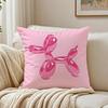 Pink B-Balloon Dog Pillow Modern Art Cushion Cushion Cover Pillowcase Anti-Dustmite Living Room Sofa Decor Cushion Room
