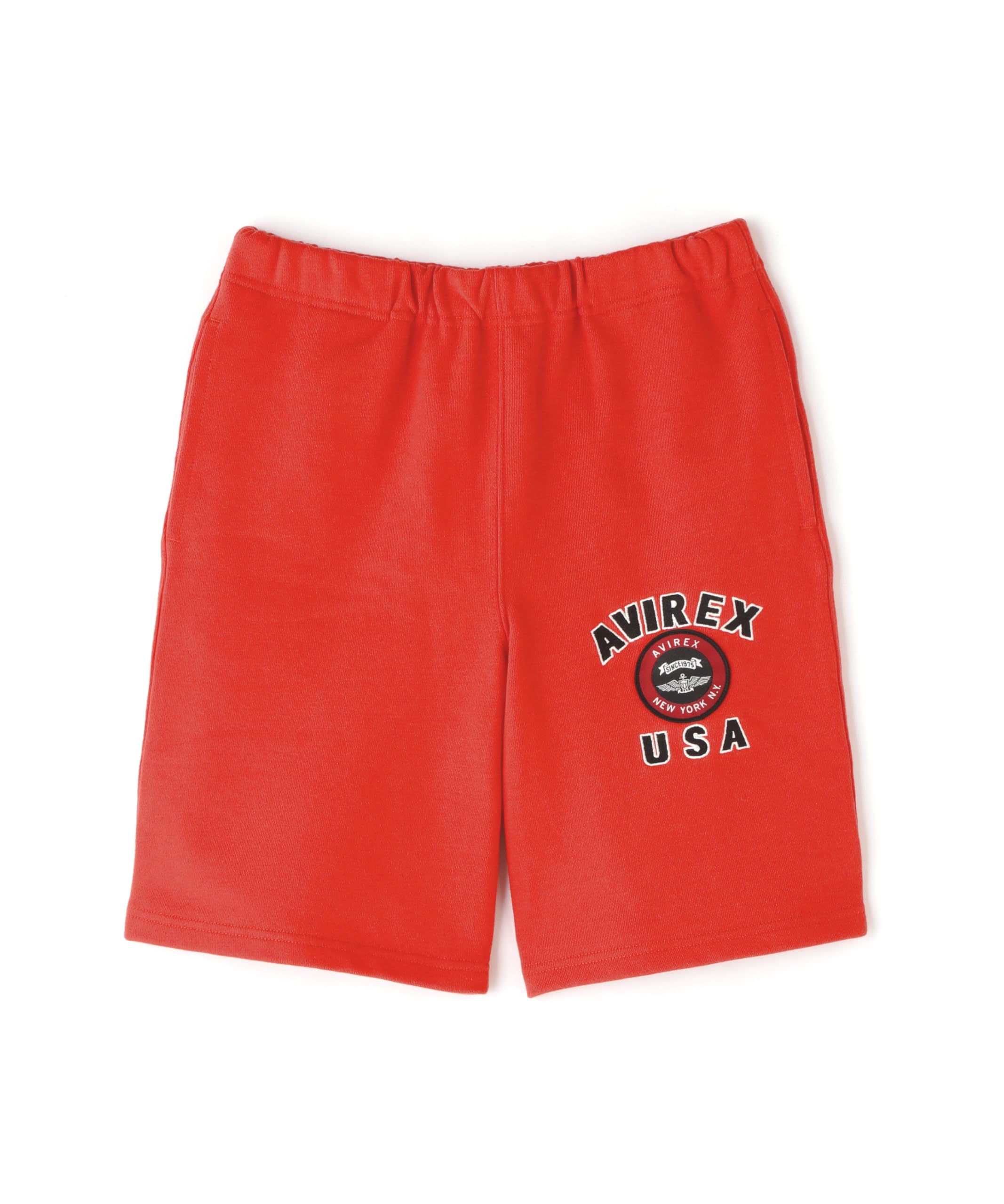 

AVIREX KIDS VARSITY LOGO SHORTS 120 150 Orange 783-5913951