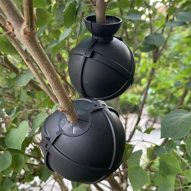 Anzuchtbox für Pflanzenwurzeln, Hochdruck-Vermehrungsball, Garten-Veredelungsbox, wiederverwendbares Bewurzelungsgerät