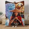 1pc, Raya and the Last Dragon Inspired Fantasy Adventure Blanket Soft Throw for Home Decor, Couch Cover, Travel, Camping, Car