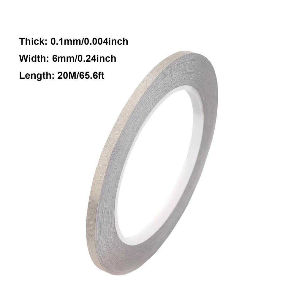 1pcs 20M Tape Double Conductive Fabric Tape 5mm~50mm Width Single-Sided Laptop Cellphone LCD EMI Shielding Adhesive TapePinstriping Tape 3