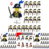 21pcs Imperial Navy Mini Figurine Bricks Model Set Diy Building Blocks Kit For Children