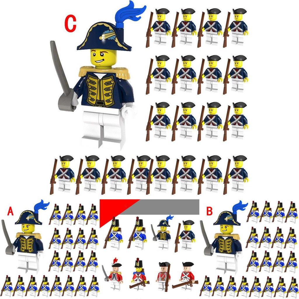 21pcs Imperial Navy Mini Figurine Bricks Model Set Diy Building Blocks Kit For Children