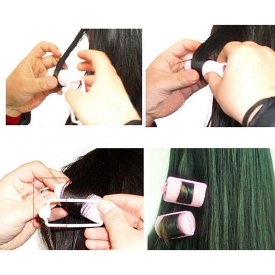 12ks/sáček Magic Sponge Foam Cushion Kulmy na vlasy Twist Styling Rollers Tool
