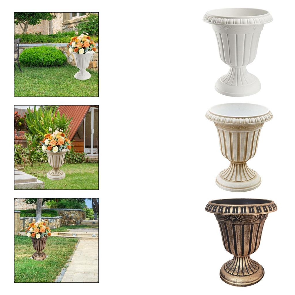 Large Plastic Flower Planter Balcony Pot for Luxury Decoration Home Ornaments Living Room Mantel Arrangement