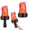 Elektryczna lampa z fałszywym płomieniem 3D Realistycznie wyglądająca, ładowana przez USB przenośna, fałszywa dekoracja z płomieniem ogniska