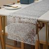 Rectangular Table Cover PVC Tablecloth Luxury Hollow Table Runner  Table Decoration