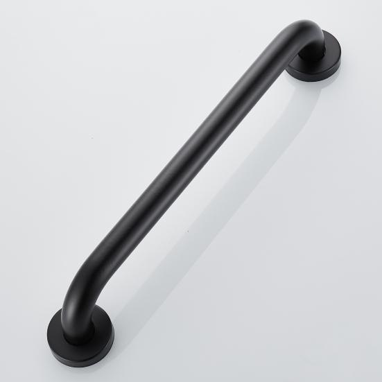 1 Set Shower Handrail Space Saving Strong Load-bearing Anti Slip Rustproof Good Grip Towel Rack Stainless Steel Handicap Elderly Senior