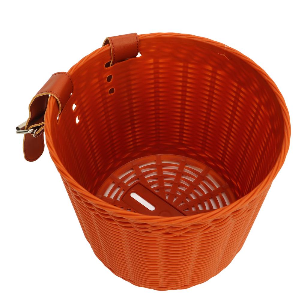 Lenkerkorb vorne Fahrrad Mehrzweck Simulation Weide Rundform Große Kapazität Fahrrad