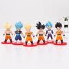 21pcs/set 7cm Z Super Saiyan Goku Black Blue Hair Vegetto  PVC Action Figure Toy