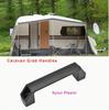 4pcs Handles Durable Nylon Plastic Door Handles for Rv 4-piece Set of Polyamide Grippers Suitable for RV Caravans and Boats