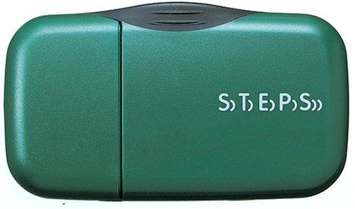 OMRON Steps Pedometer, Health Counter, Forest Green, HJ-107-G
