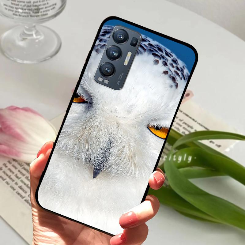 Pro pouzdro OPPO Find X3 Neo Cool zvířata Měkký silikonový zadní kryt Pro pouzdra na telefon OPPO Find X3 Neo 5G X 3 Lite X3lite X3Neo CPH2207