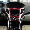 Real Soft Carbon Fiber Sticker For Acura TLX 2015 2016 2017 2018 2019 2020 LHD Car Center Console Panel Frame Accessories.