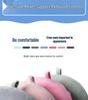 Solid Color U-Shaped Neck Pillow for Travel, Car, Office, or Napping - Cervical Support & Customizable Gift Option