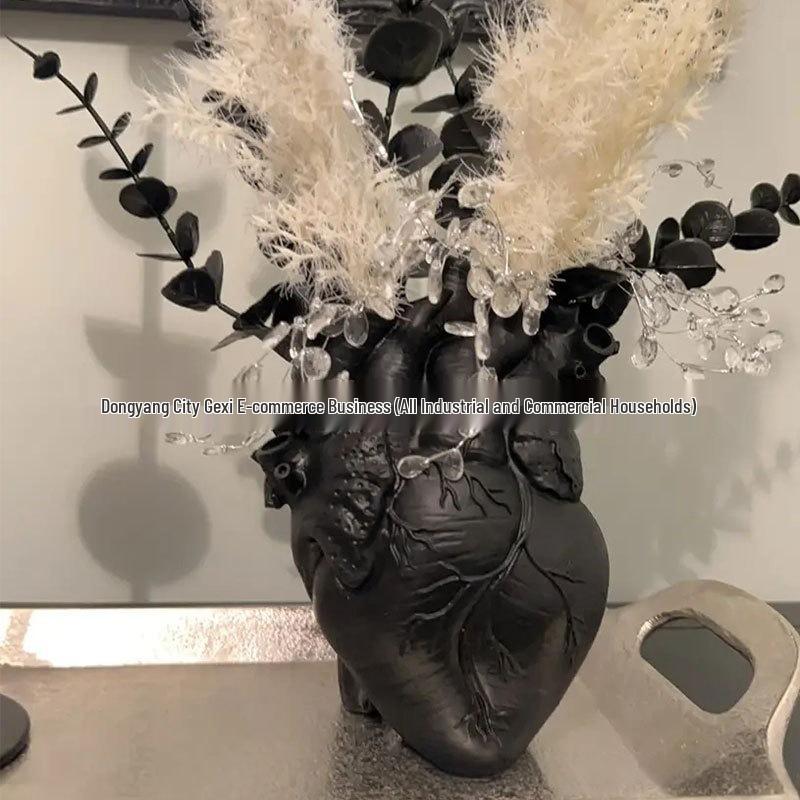 Bedårande sittande stor mage blomkruka skulptur för trädgård eller gräsmatta