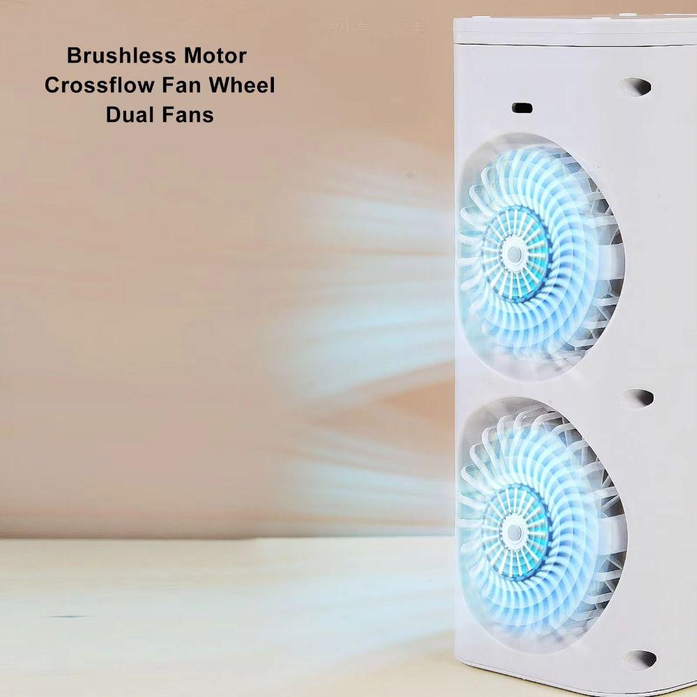 Dual Spray Desktop Air Cooler Mute Operation USB Air Cooler Air Cooler Humidifier  Portable Cooling