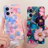 For Xiaomi Redmi 15C 4G Case Redmi15C 5G Colorful Flowers Painted Phone Case For Xiaomi Poco C85 C 85 Redmi 15C Soft Cover Shell