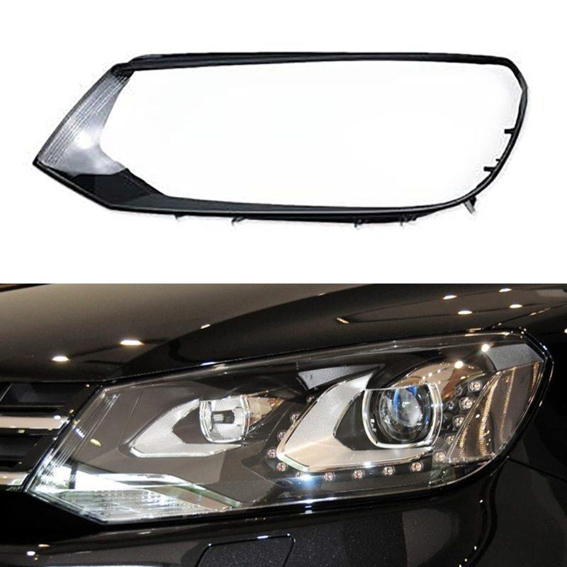 Car Headlight Lens Cover Lampcover Cover Lampshade Shell For Volkswagen VW Touareg 2011 2012 2013 2014 Headlight Cover