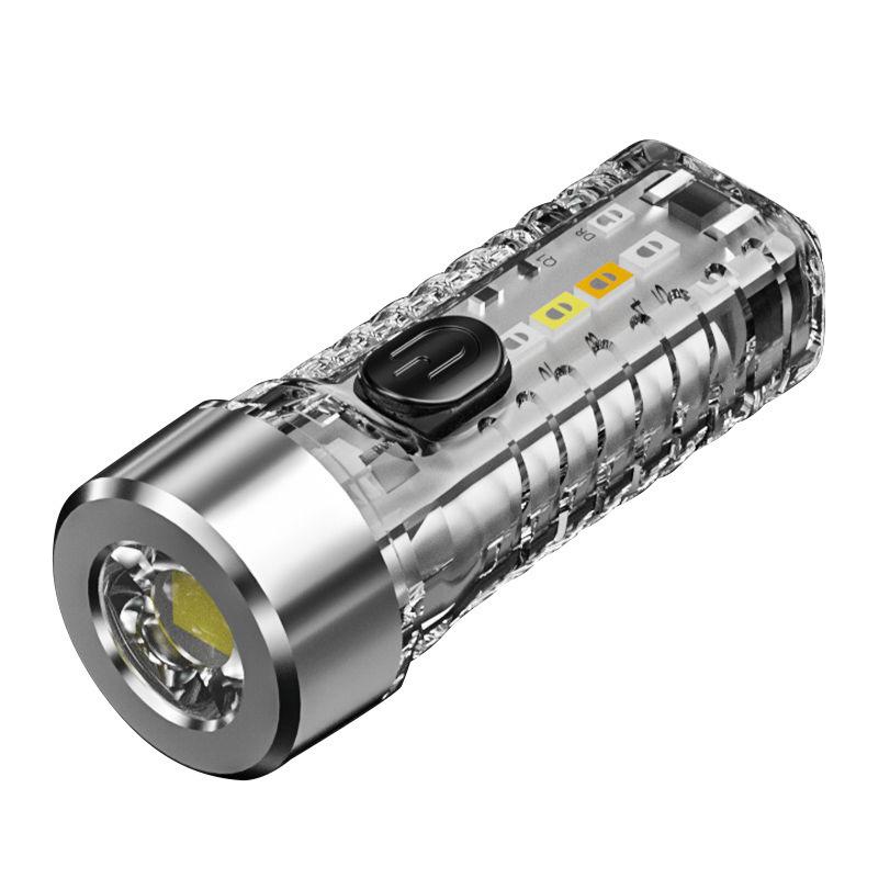 USB Rechargeable Keychain Flashlight – Compact, Portable, Outdoor & Household Use