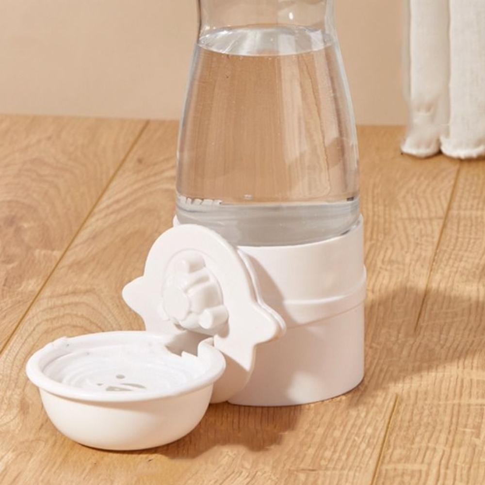 Anti-Splash Pet Water Dispenser 600ml Rabbit Drinking Bowl  For Ferret Bunny Hedgehog Hamster