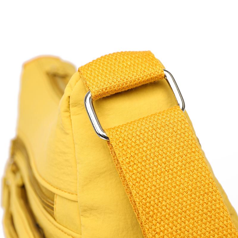 Solid Color Commuter Women's Bag Large Capacity Shoulder Crossbody Bag Multi-compartment Mobile Phone Bag