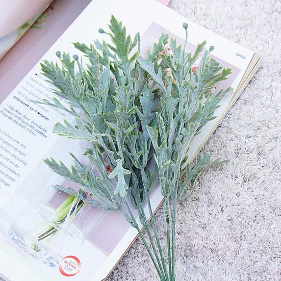 Simulační rostlina 4 větve DIY Opakovaně použitelná Pěkně nepravá Bavlník Rostlina List zelené rostliny Domácí potřeby