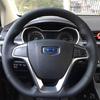 Leather Steering Wheel Cover for Emgrand GS/GL, Geely Boyue, Binyue, Vision, Borui - Custom Hand-Sewn