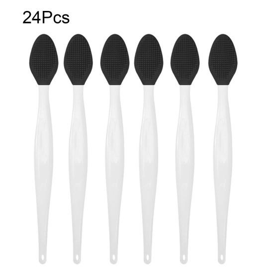 Silicone Lip Scrub Brush Double Sided Lip Exfoliator for Lightening Dark Lips Facial Cleaning Tool for Dry Skin Chapped Lips