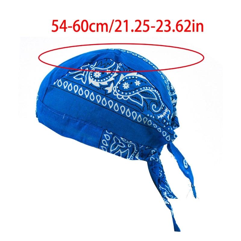 Multifunctional Headwear Pirate Style Bandana Cap for Sun Shielding Cycling Hiking Running Easy Wear as Hat or Scarf
