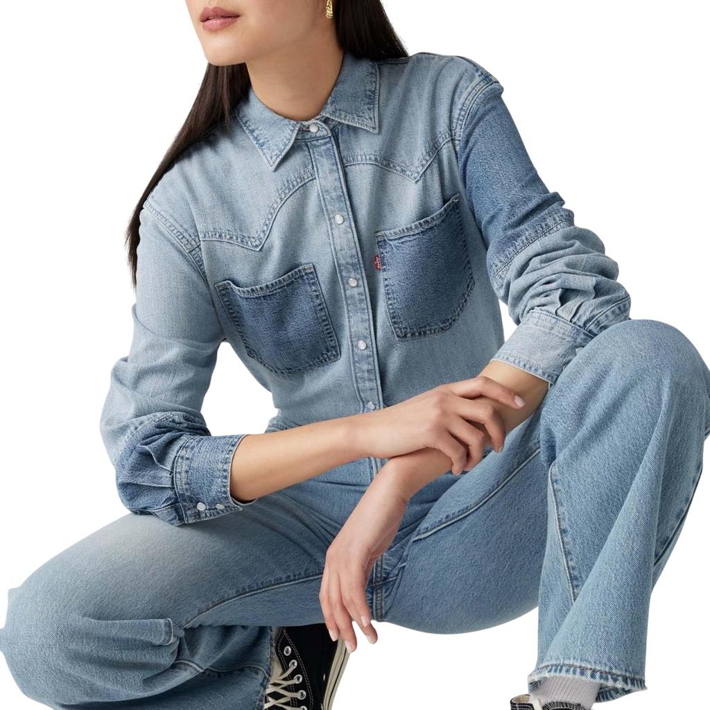 Levis Womens/Ladies Teodora Denim Lightweight Shirt
