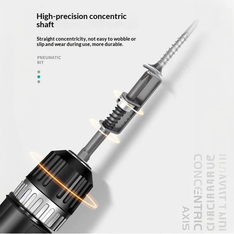 Anti Drop Spring Loaded Screwdriver Bit Fixing Clamp Screw Holder Easy to Use for Home DIY Furniture Assembly Jobs