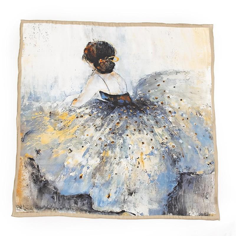 Mother s Day gift box silk silk scarf women s gift box 2026 scarf mulberry silk scarf for elders gift mother shawl 86*86