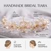 Bridal Crystal Beaded Headband Hand-made Hair Accessories For Chinese Wedding Ceremony