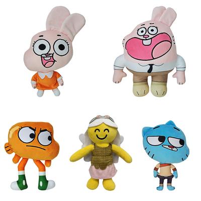 Ungiftig Neue Welt von Gumball Darwin Plüschpuppe Cartoon Plüschtier Kawaii Weiches Dekor Kissen Spielzeug Kinder Weihnachtsgeschenk