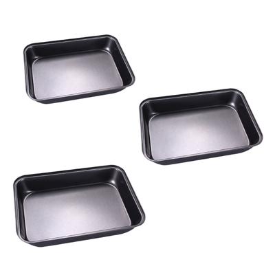 Rectangular Carbon Steel Baking Sheet Nonstick Coating Deep Rimmed Oven Pan Bread Tray for Turkey Roasting Cookie Baking
