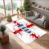 England national football team Printed Flannel Area Rug Non Slip Soft Polyester Floor Carpet Indoor Decor Mat for Bedroom Living Room Sofa