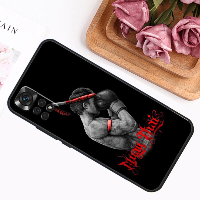 Muay Thai Martial Art Case For Xiaomi Redmi Note 14 12 11 9 10 13 Pro 9S 10S 11S 12S Redmi 13C 14C 10C 12C Cover