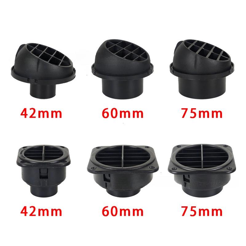 Air Vent Outlet 42/60/75mm Diesel Heater Vent Outlet Diesel Parking Heater Ducting Warm for Webasto Diesel Parking Heater