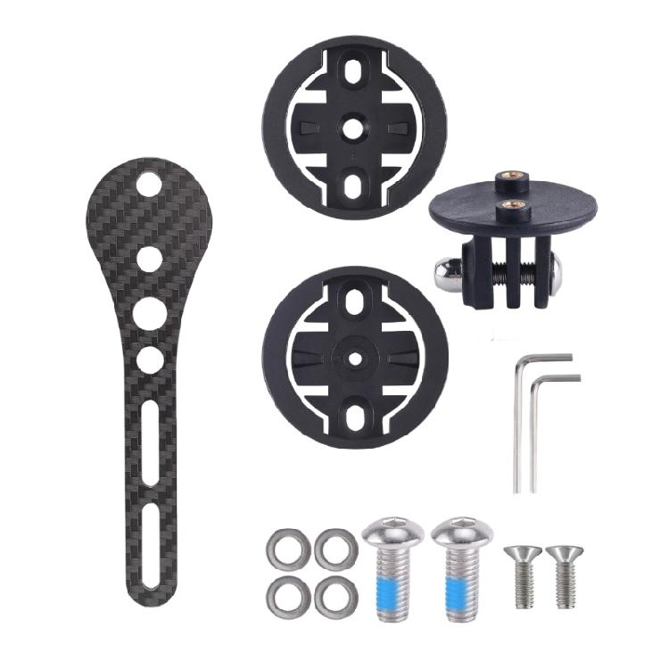 

Carbon Fiber Bike Mount Adjustable Design Multifunctional Bike Equipment Holder Quick Installation for Locate Lights
