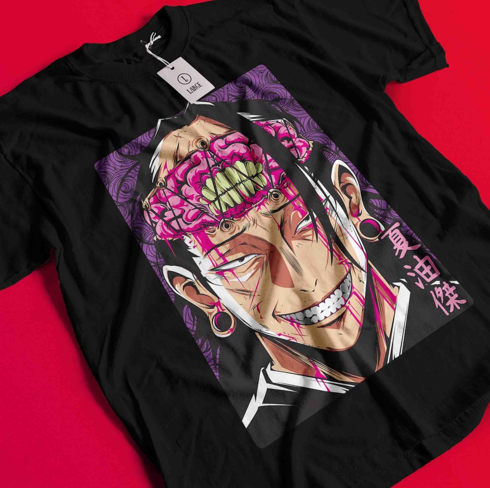 

Футболка Гэто Сугуру Футболка Годзё Сатору Футболка Jujutsu Kaisen Футболка Тодзи Сукуна Тодзи AA385 XL