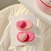 Fashion Pink Sakura Peach Blossom Hairpins Headwear For Women Girls Korean Version Sweet Flower Hair Clip Hair Accessories